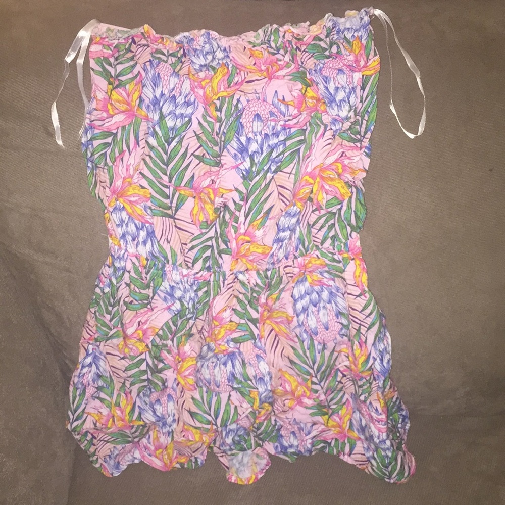 🍁EUC-DIVIDED sleeveless romper (2)